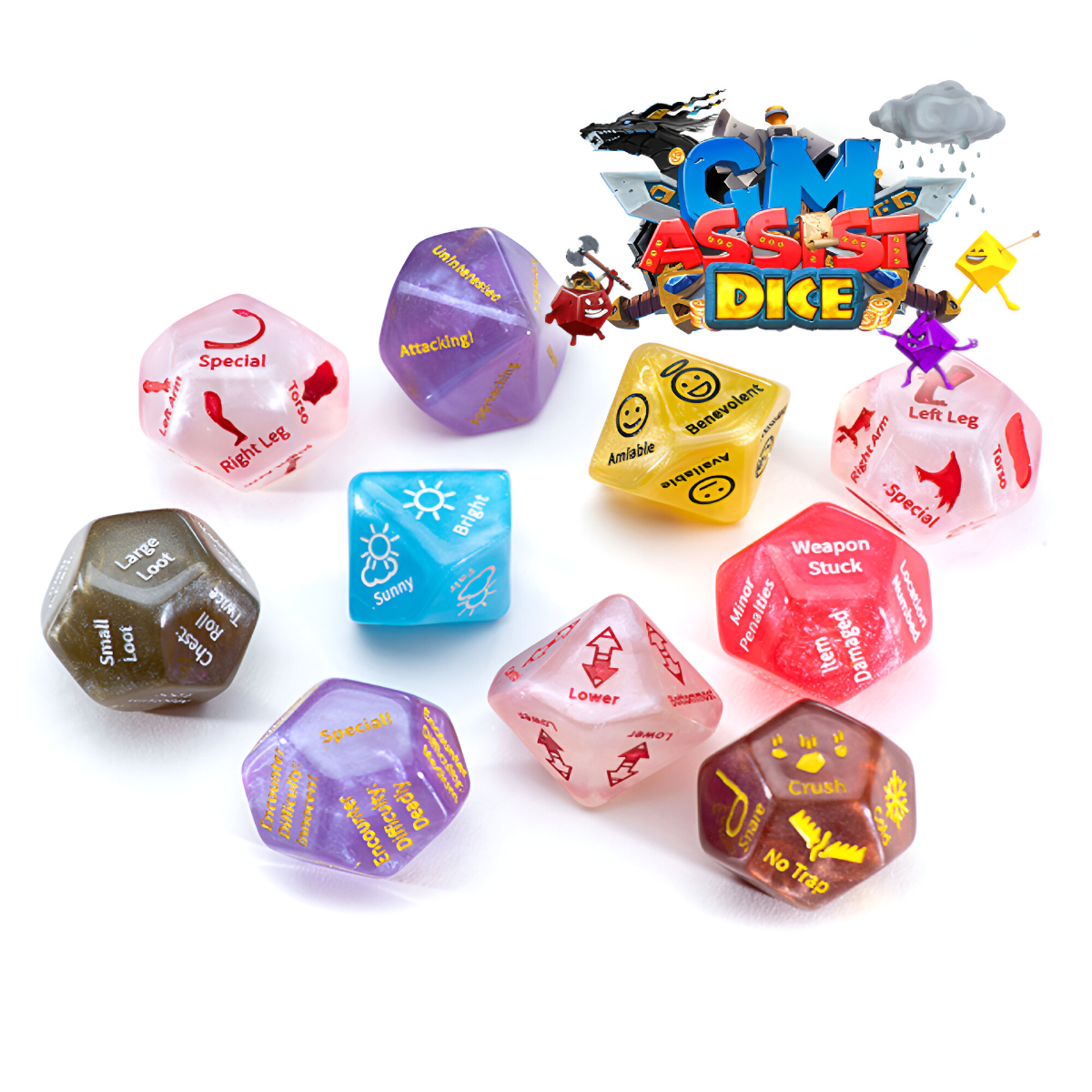 Gate Keeper Games GM Assist Dice Specialty Dice Set