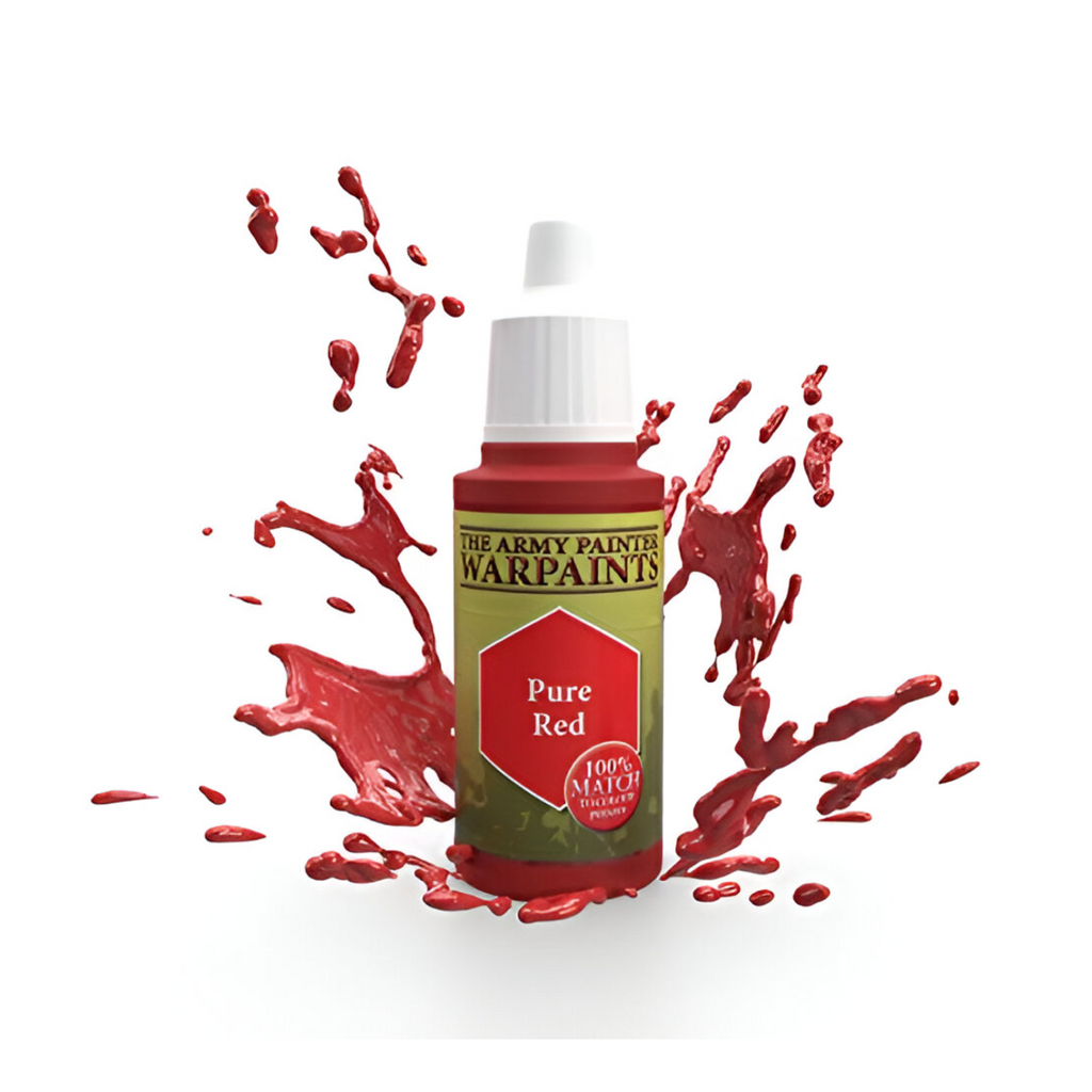 The Army Painter Warpaint Pure Red Non Toxic Acrylic Paints 18ml WP1104