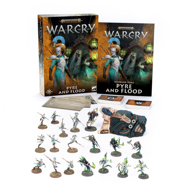 Games Workshop Warhammer Age Of Sigmar Warcry Pyre & Flood English Core Game 112-18