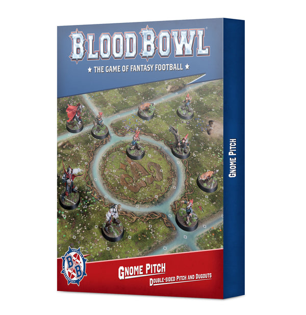 Games Workshop Blood Bowl Gnome Pitch & Dugouts Card Pitch 202-40