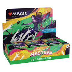 MTG Magic The Gathering CCG Commander Masters Set Booster Display 24 MTG-CM-SBD