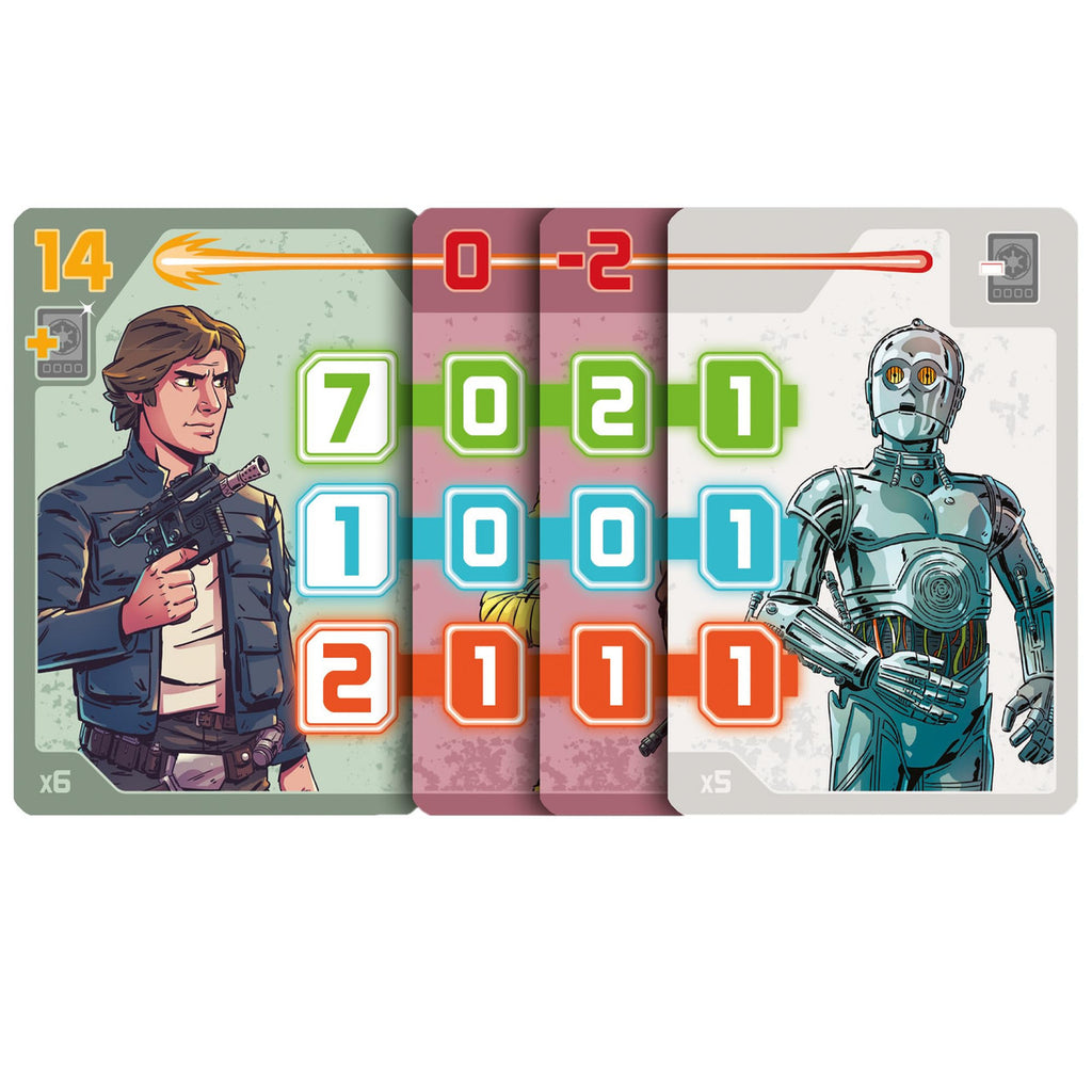Zygomatic Star Wars Bounty Hunters Card Game Fast Paced Strategy for Aspiring Galactic Hunters Family Friendly Drafting Game for Kids and Adults for Ages 10 Plus for 2 to 6 Players with 20 Minute Playtime ZYGBH01ML1