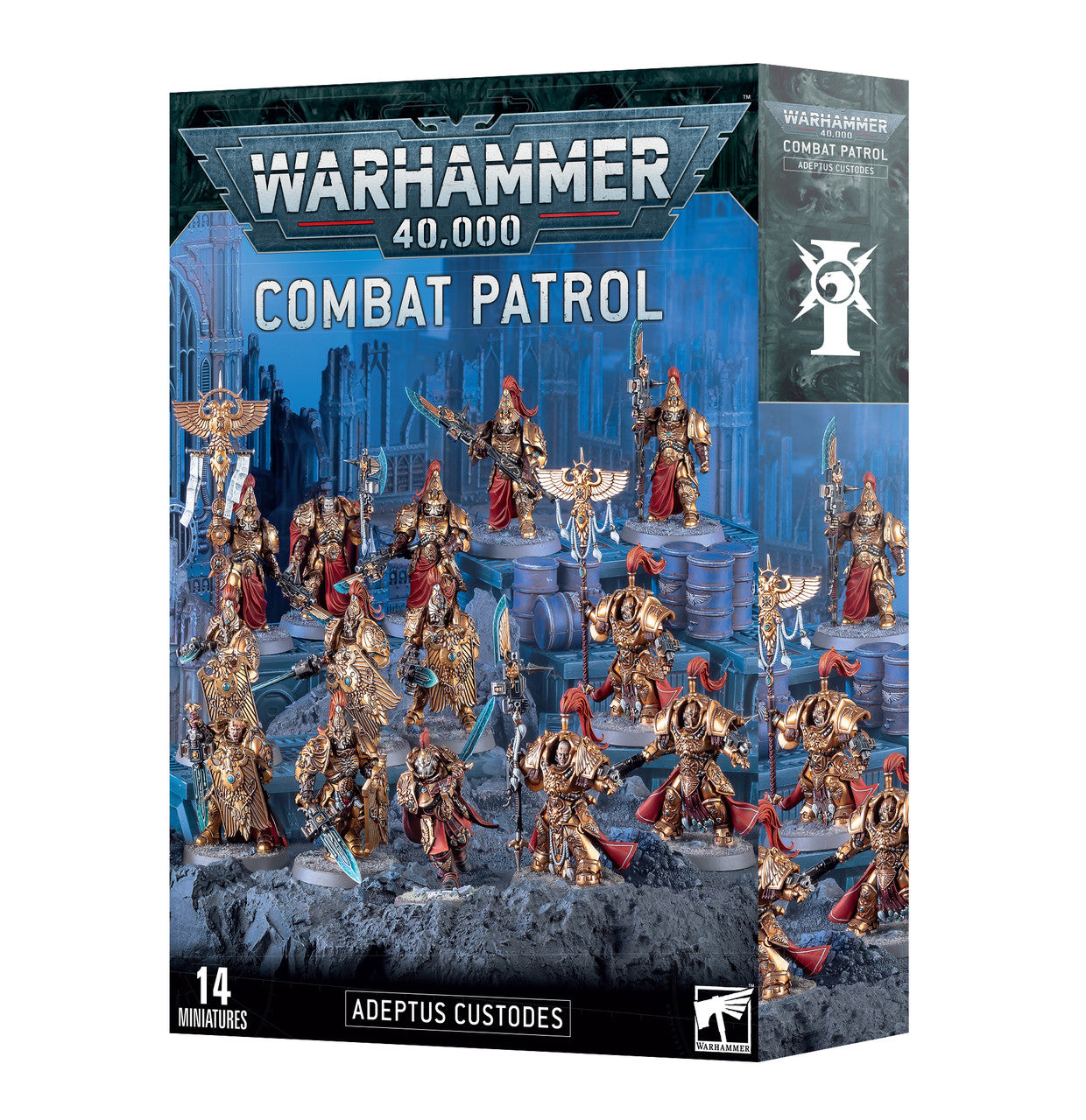 Games Workshop Warhammer 40K Combat Patrol Adeptus Custodes Plastic Box 73-01