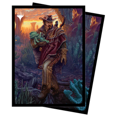 Ultra Pro Magic The Gathering CCG Outlaws of Thunder Junction 100ct Proud Deck Protector Sleeves Yuma UPI-38351