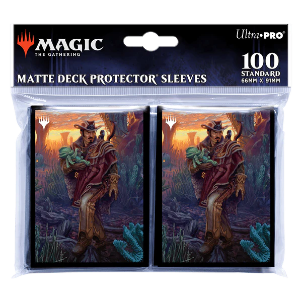 Ultra Pro Magic The Gathering CCG Outlaws of Thunder Junction 100ct Proud Deck Protector Sleeves Yuma UPI-38351
