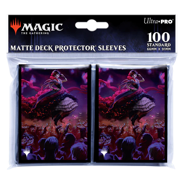 Ultra Pro Magic The Gathering CCG Outlaws of Thunder Junction 100ct Opulent Outlaw Deck Protector Sleeves Olivia UPI-38352