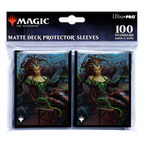 Ultra Pro Magic The Gathering CCG Outlaws of Thunder Junction 100ct Vraska, the Silencer Key Art Deck Protector Sleeves UPI-38355