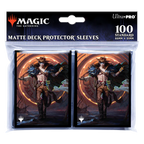 MTG Magic The Gathering CCG Outlaws of Thunder Junction 100ct Oko, the Ringleader Key Art Deck Protector Sleeves UPI-38357