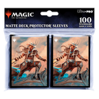 Ultra Pro Magic The Gathering CCG Outlaws of Thunder Junction 100ct Annie Flash, The Veteran Key Art Deck Protector Sleeves UPI-38358