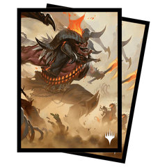 Ultra Pro Magic The Gathering CCG Outlaws of Thunder Junction 100ct Rakdos, the Muscle Key Art Deck Protector Sleeves UPI-38359