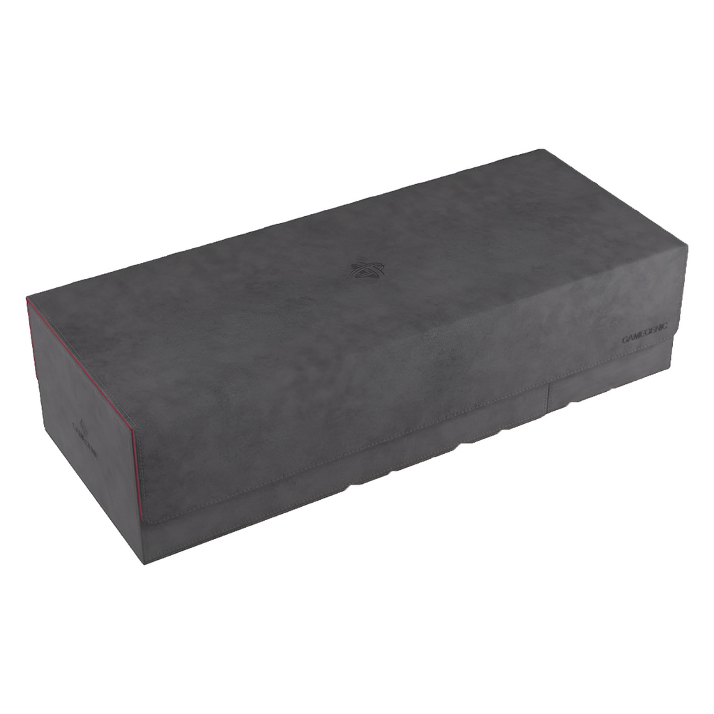 Gamegenic Cards Lair 1000+ Pro Grey/Red Card Friendly Design Adaptive Storage Innovation For Secure And Flexible Organization In TCG And Card Games GGS20170ML