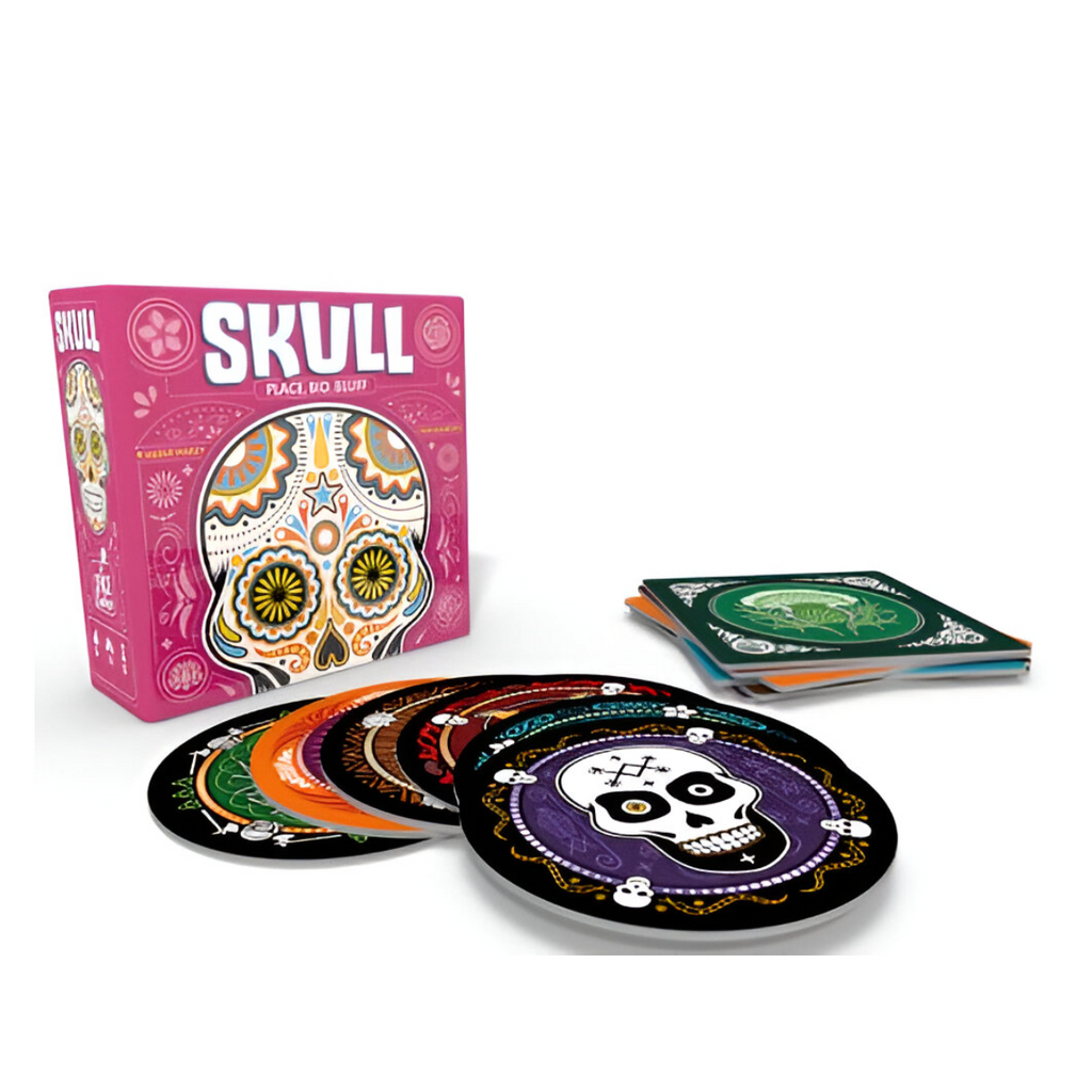 Asmodee SKULL Card Game Bluffing Party Game for Adults and Teens for Ages 10 and up for 3 to 6 Players Average Playtime 30 Minutes SCSK02EN