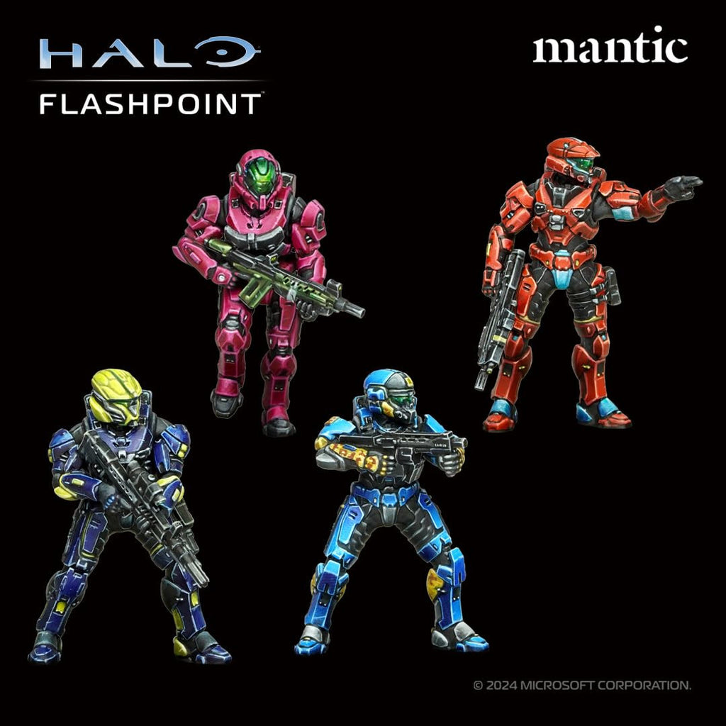 Mantic Games Halo Flashpoint The Tactical Miniatures Game Spartan Edition for 2 Players MANHA102