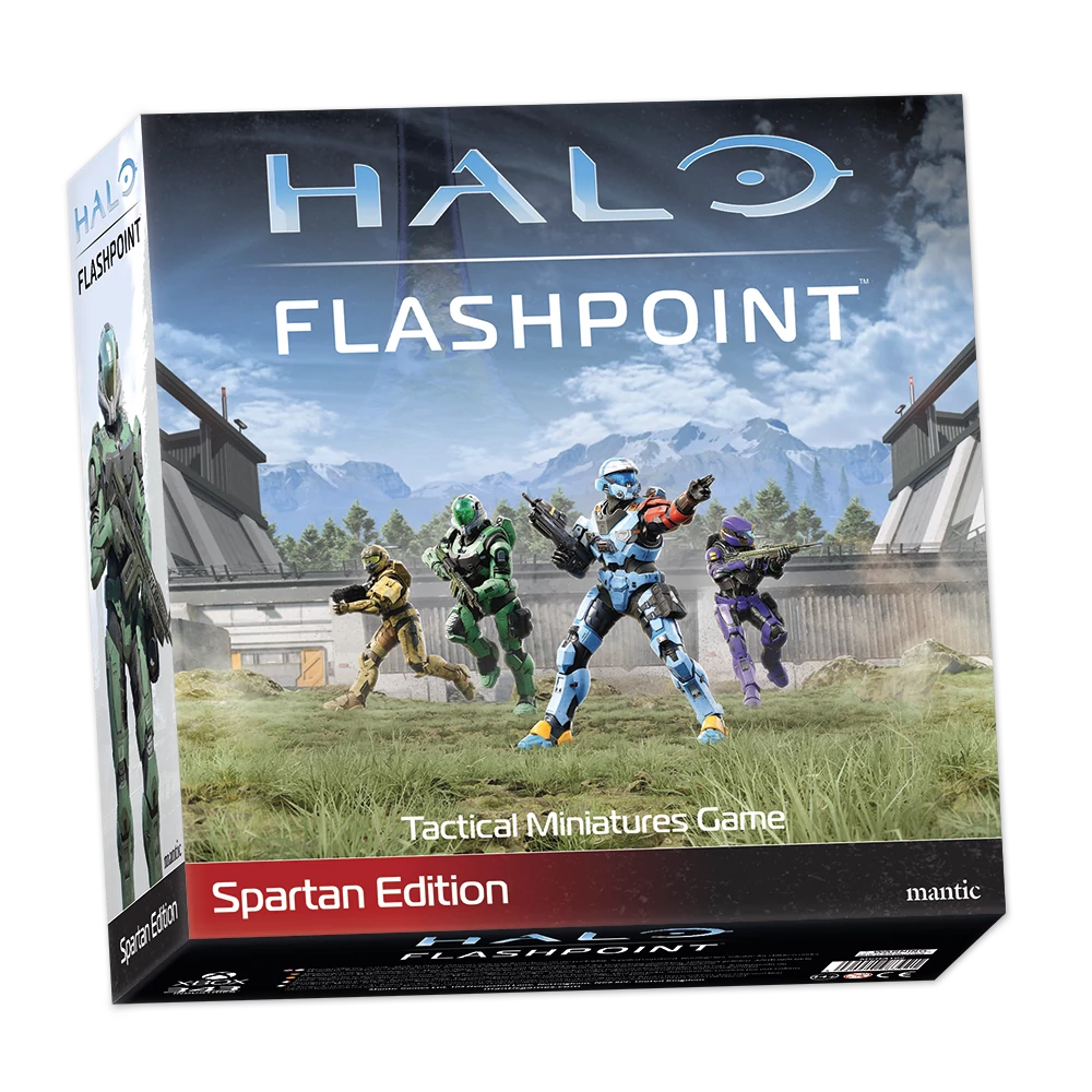 Mantic Games Halo Flashpoint The Tactical Miniatures Game Spartan Edition for 2 Players MANHA102