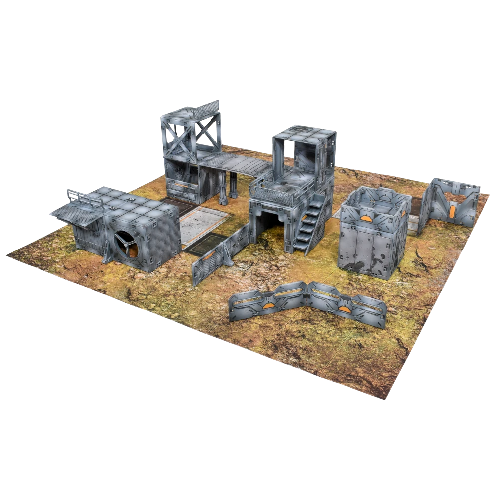 Mantic Games Halo Flashpoint Deluxe Buildable 3D Modular Terrain Set MANHA103