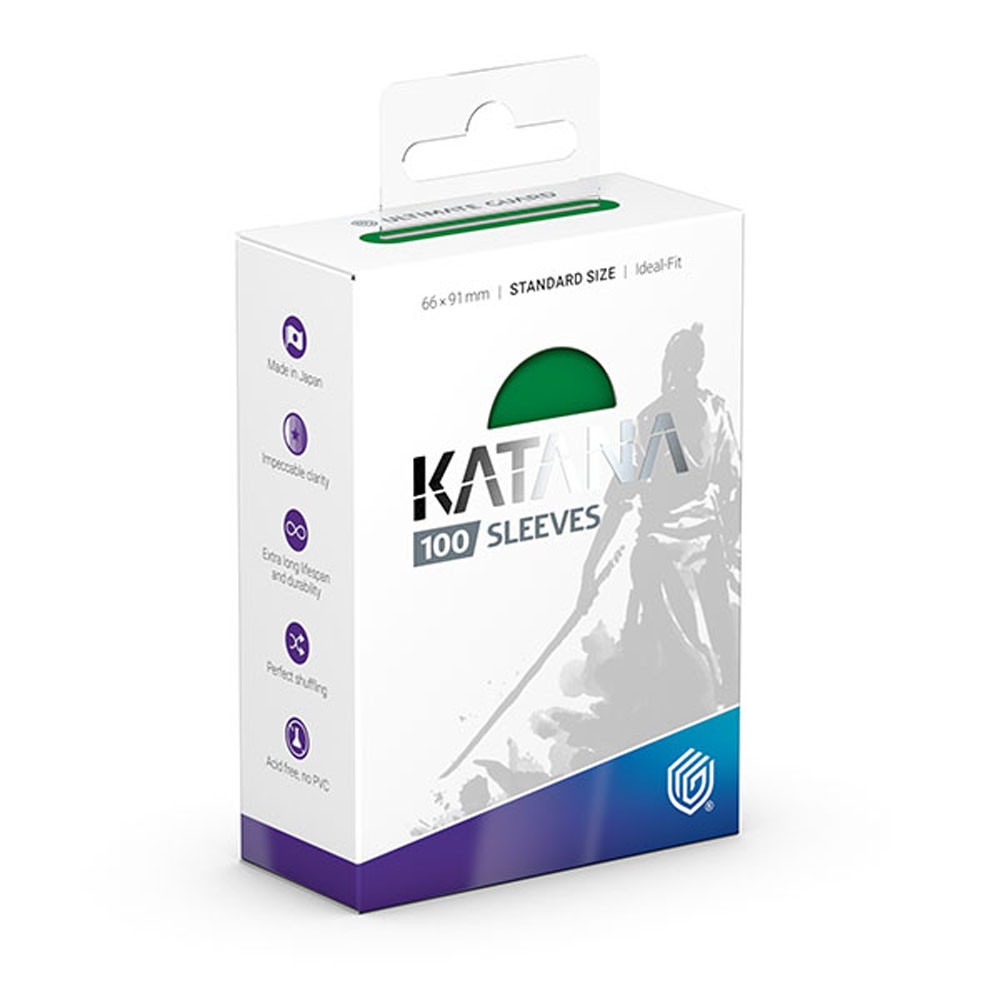Ultimate Guard Card Sleeves Katana Sleeves Standard Size Jade Garden 100ct UGD011420