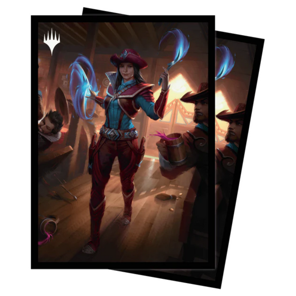 MTG Magic The Gathering CCG Outlaws of Thunder Junction 100ct Wild Card Deck Protector Sleeves Stella Lee UPI-38350