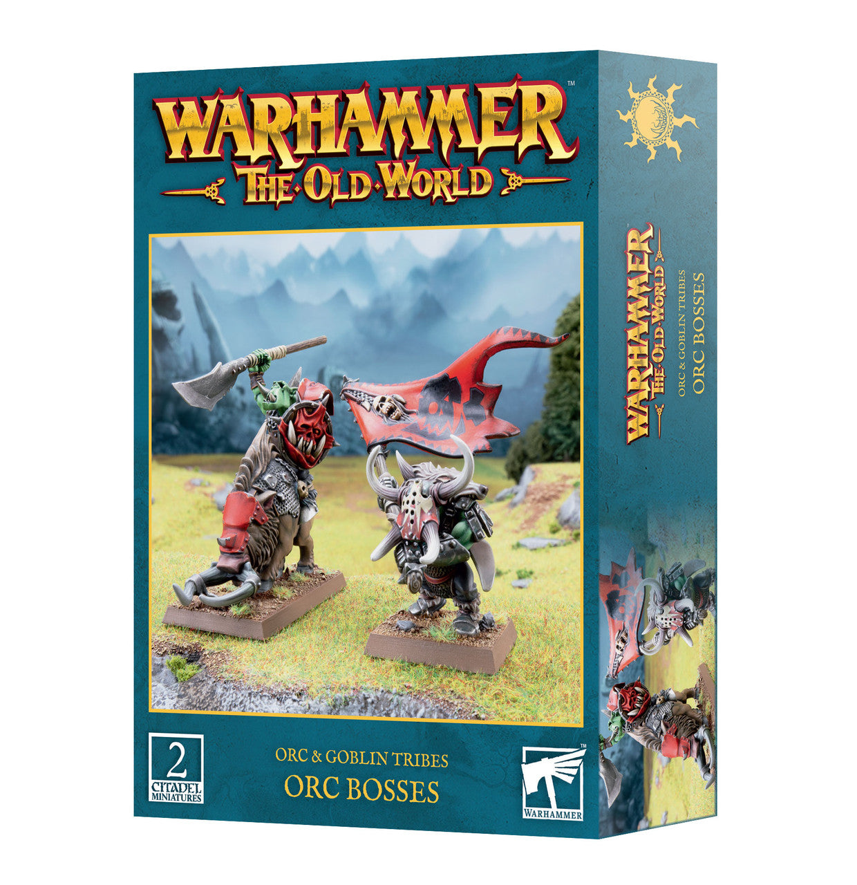 Games Workshop Warhammer The Old World Orc & Goblin Tribes Orc Bosses Plastic Box 09-01