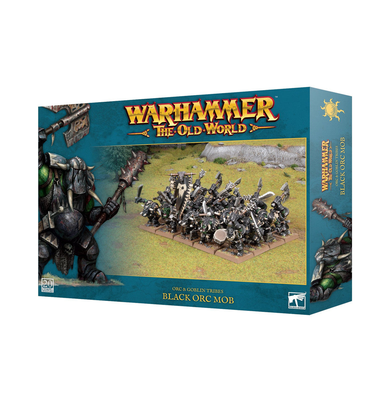 Games Workshop Warhammer The Old World Orc & Goblin Tribes Black Orc Mob Plastic Box 09-13
