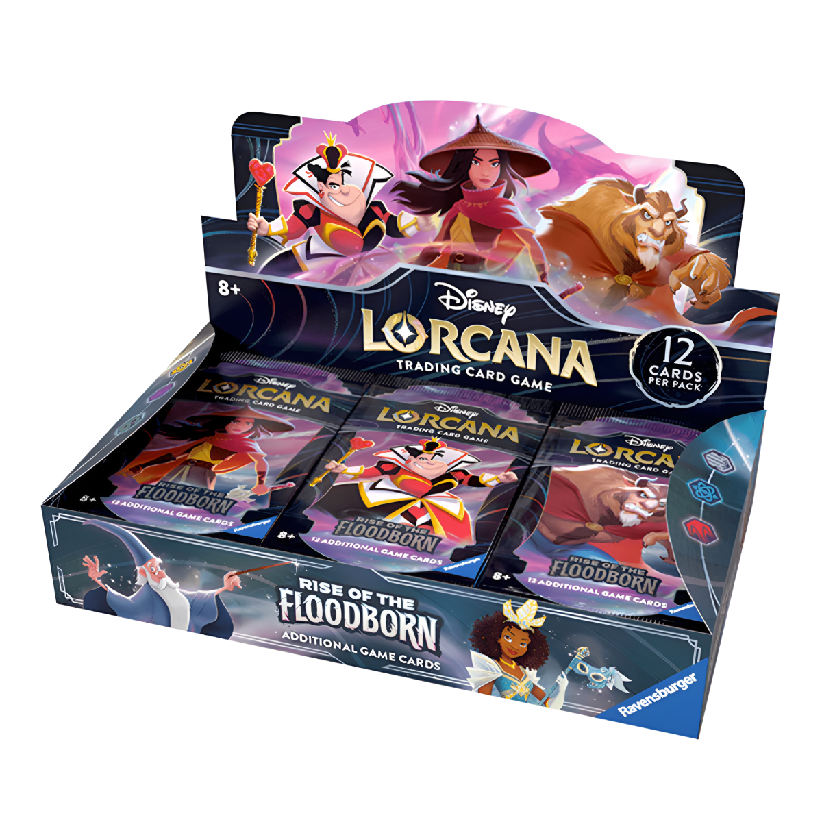 Disney Lorcana: Rise of the Floodborn Booster Box (24 Packs) DSNYLOR-CH2-BB