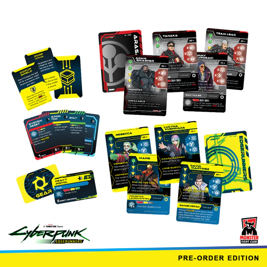 Monster Fight Club Cyberpunk Edgerunners Combat Zone Pre-order Edition MFC-46000-PRE