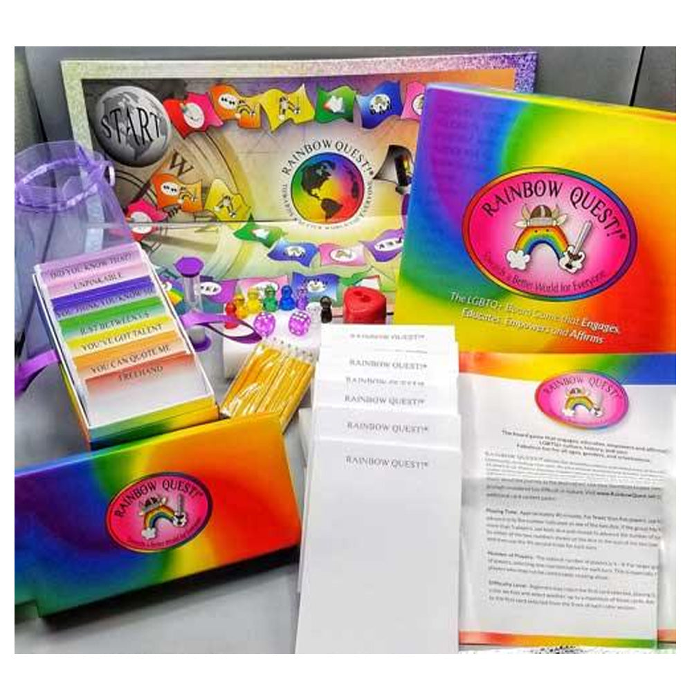 Rainbow Quest Treasure Chest Board Games for 2 to 8 Player with 90 Min Max Playing Time for Age 13+