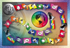 Rainbow Quest Treasure Chest Board Games for 2 to 8 Player with 90 Min Max Playing Time for Age 13+