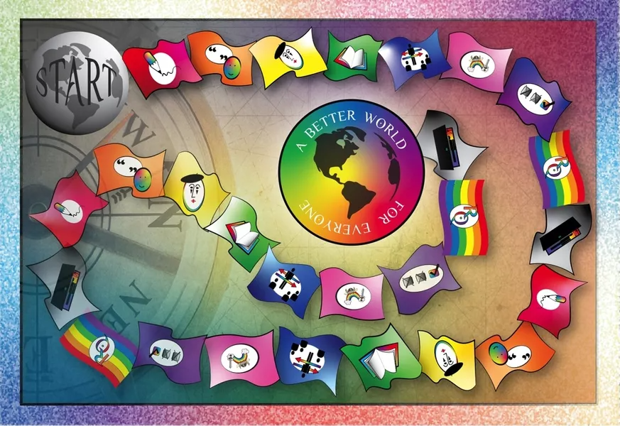 Rainbow Quest Treasure Chest Board Games for 2 to 8 Player with 90 Min Max Playing Time for Age 13+