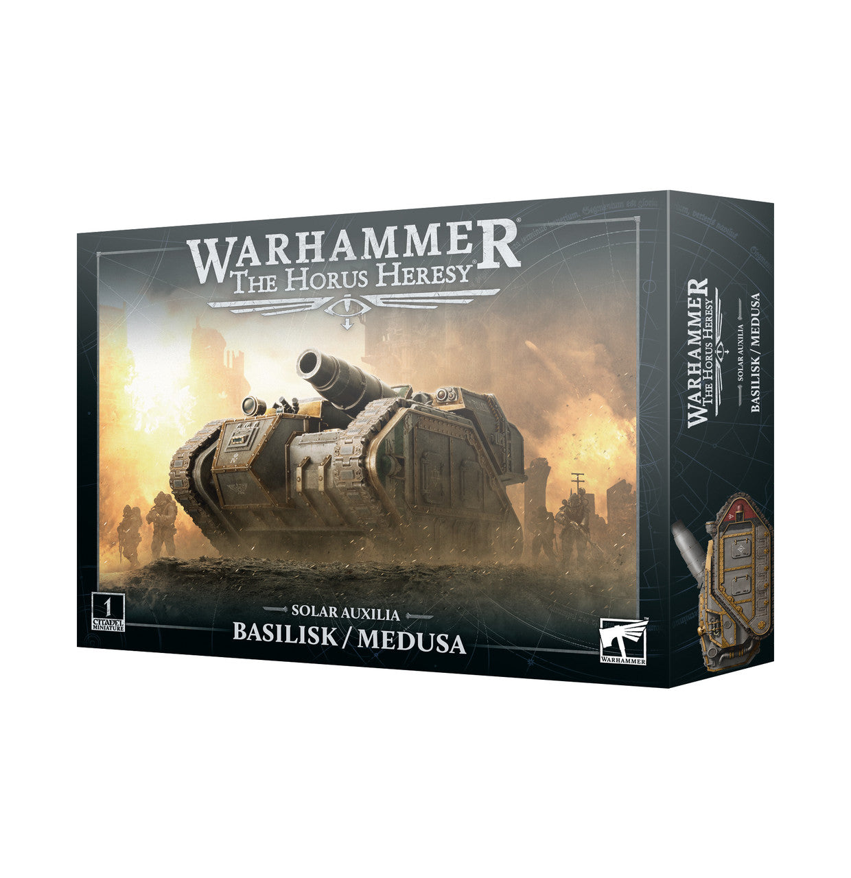 Games Workshop Horus HeresyÂ Solar Auxilia Basilis Medusa Plastic Box 31-79