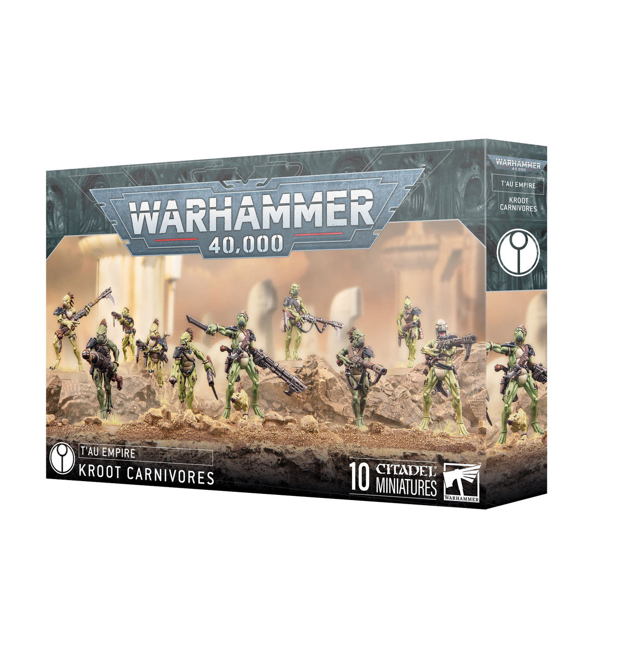 Games Workshop Warhammer 40K T'Au Empire Kroot Carnivore Squad Plastic Box 56-48