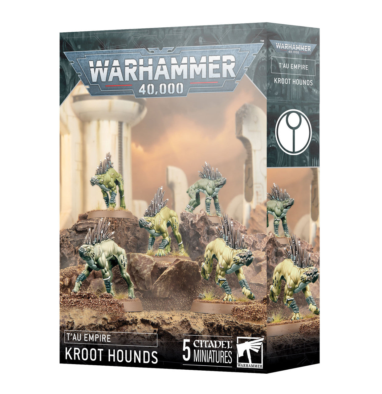 Games Workshop Warhammer 40K T'Au Empire Kroot Hounds Plastic Box 56-58