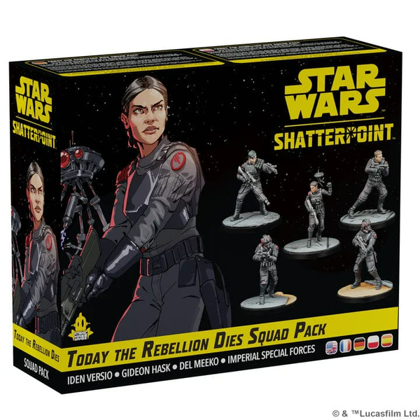Star Wars Shatterpoint Today, The Rebellion Dies Squad Pack SWP34