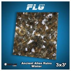 Frontline Gaming FLG Mats Ancient Alien Ruins Winter 3'x3' For Warhammer 40K Age Of Sigmar Star Wars Legion X-Wing Board Games AARW3X3