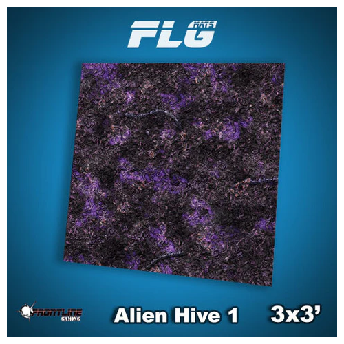 Frontline Gaming FLG Mats Alien Hive 3'x3' Green For Warhammer 40K Age Of Sigmar Star Wars Legion X-Wing Board Games ALNGREEN3X3