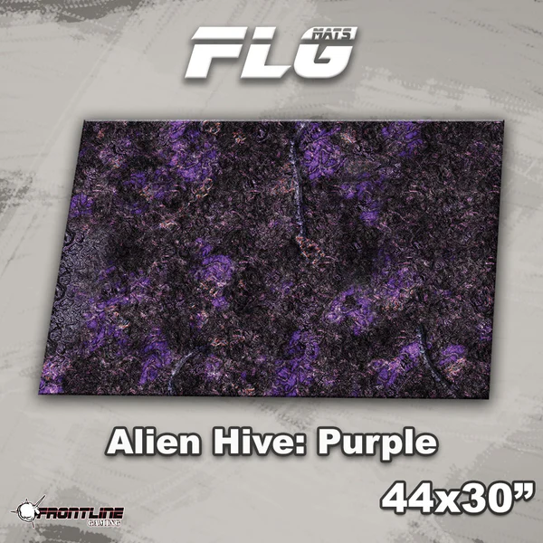Frontline Gaming FLG Mats Alien Hive 44"x30" Green For Battles In Warhammer 40K Horus Heresy Combat Patrol And Board Games ALNGREEN44X30