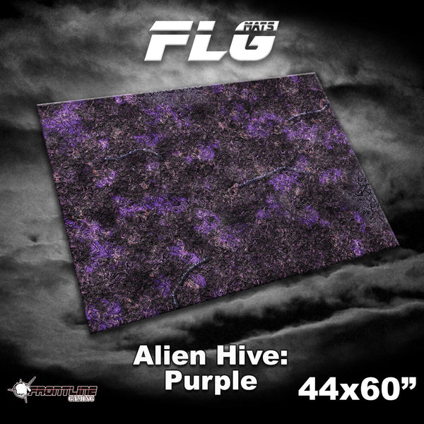 Frontline Gaming FLG Mats Alien Hive 44"x60" Green For Tournament Warhammer 40K Horus Heresy Age Of Sigmar Incursion And Strike Force Board Games ALNGREEN44X60