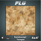 Frontline Gaming FLG Mats Sandswept Temple 44"x60" For Tournament Warhammer 40K Horus Heresy Age Of Sigmar Incursion And Strike Force Board Games STEMPLE44x60