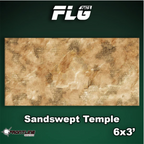 Frontline Gaming FLG Mats Sandswept Temple 3'x3' For Warhammer 40K Age Of Sigmar Star Wars Legion X-Wing Board Games STEMPLE3x3