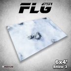 Frontline Gaming FLG Mats Snow 3 44"x30" For Battles In Warhammer 40K Horus Heresy Combat Patrol And Board Games Snow344x30