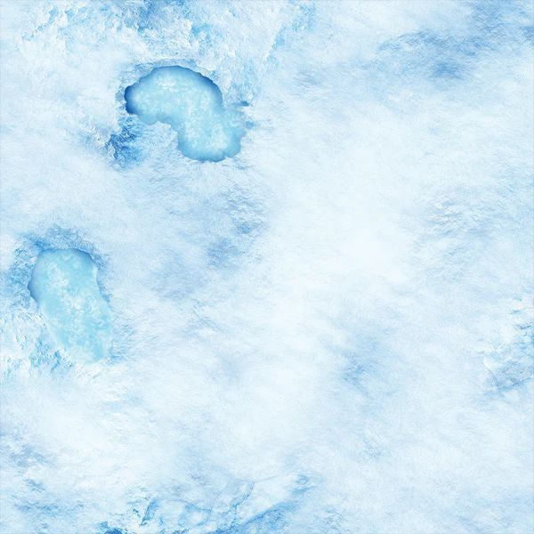 Frontline Gaming FLG Mats Snow 2 44"x30" For Battles In Warhammer 40K Horus Heresy Combat Patrol And Board Games Snow244x30