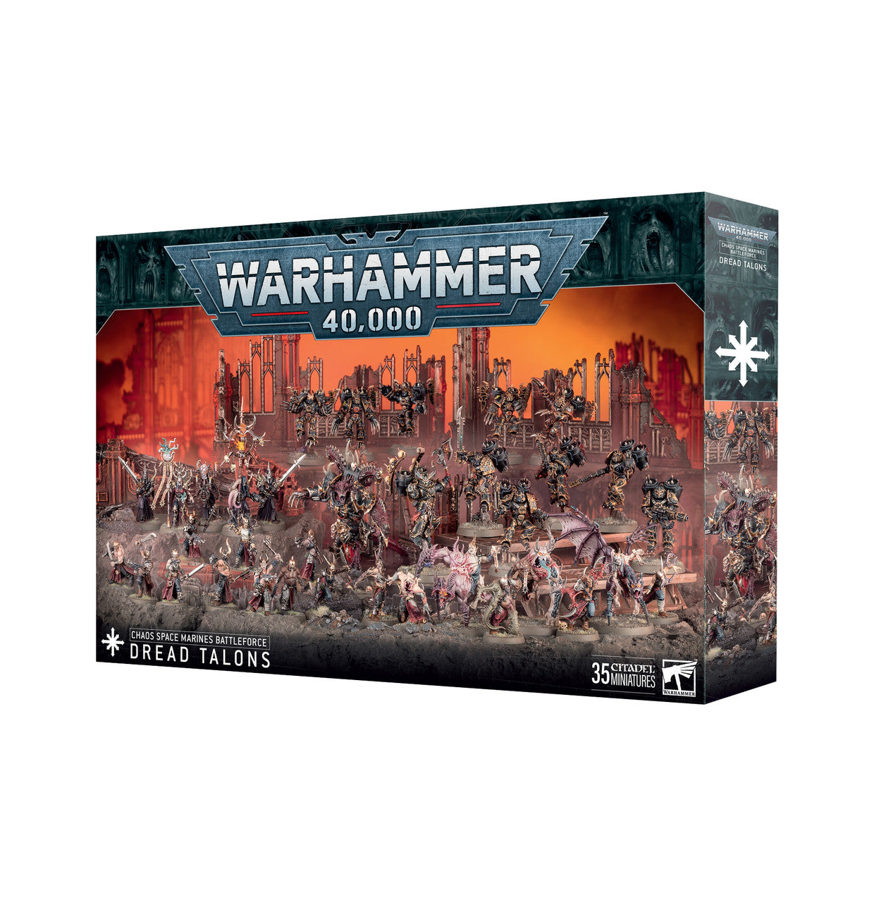 Games Workshop Warhammer 40K Chaos Space Marines Battleforce Dread Talons Plastic Box 43-17
