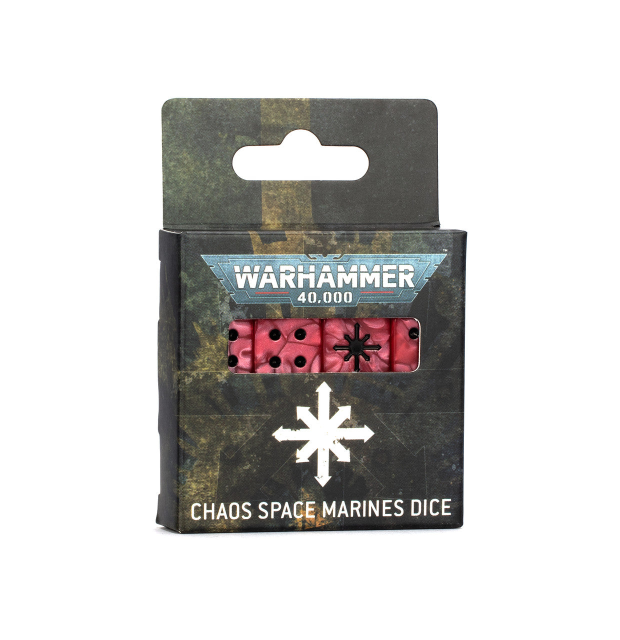 Games Workshop Warhammer 40K Citadel Chaos Space Marines Dice 2024 Edition 86-62