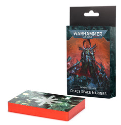 Games Workshop Warhammer 40K Datasheet Cards Chaos Space Marine English Cards 2024 Edition 43-02