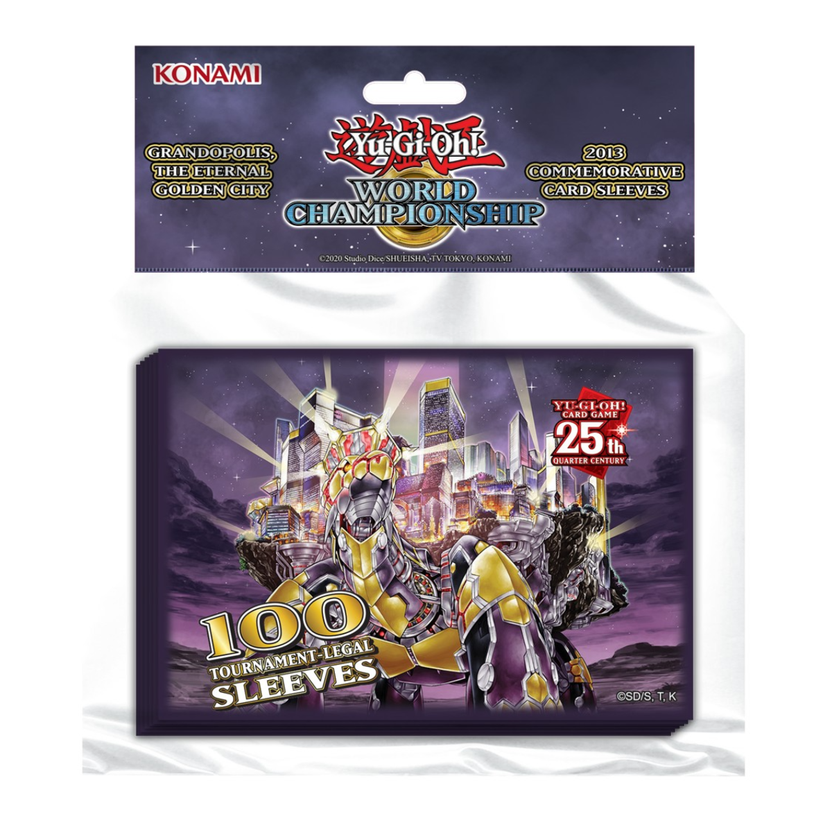 Yu-Gi-Oh! Card Sleeves Grandopolis The Eternal Golden City 2013 Commemorative Card Sleeves (100Ct) KON86572