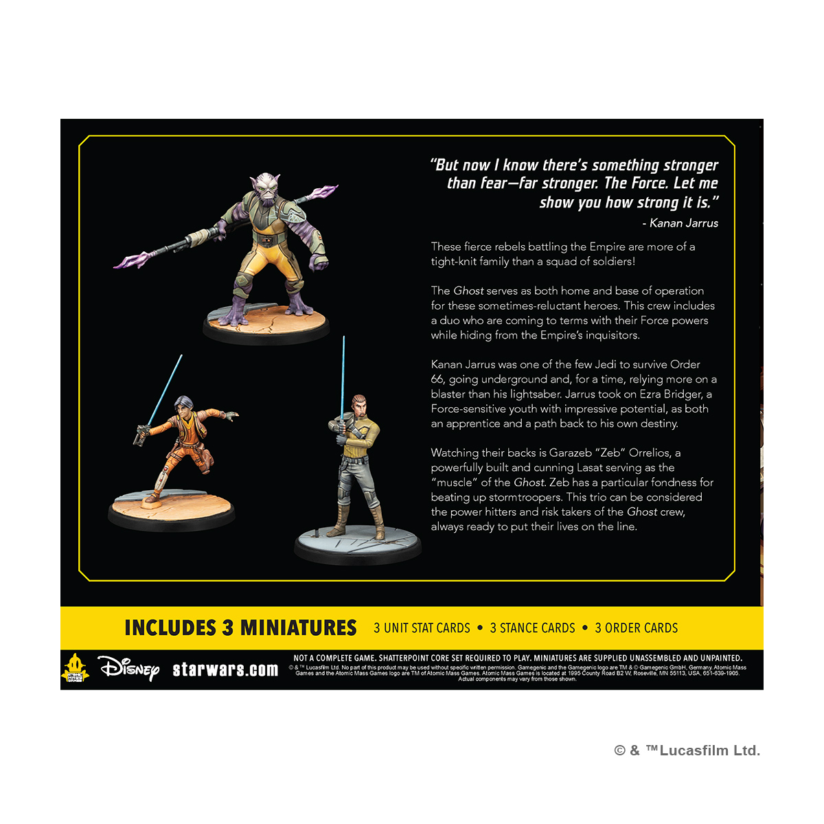 Star Wars Shatterpoint Stronger Than Fear Squad Pack SWP29