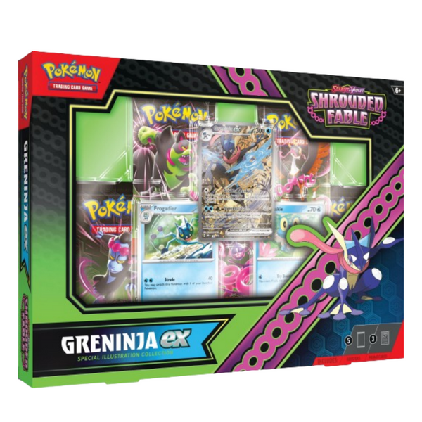 Pokemon TCG Scarlet & Violet 6.5- Shrouded Fable- Special Illustration Collection Pack Greninja ex