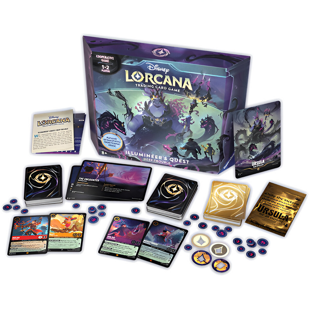 DisneyÂ Lorcana TCG Ursula'sÂ Return Illumineers Quest Deep Trouble DSNYLOR4-GIFTSET