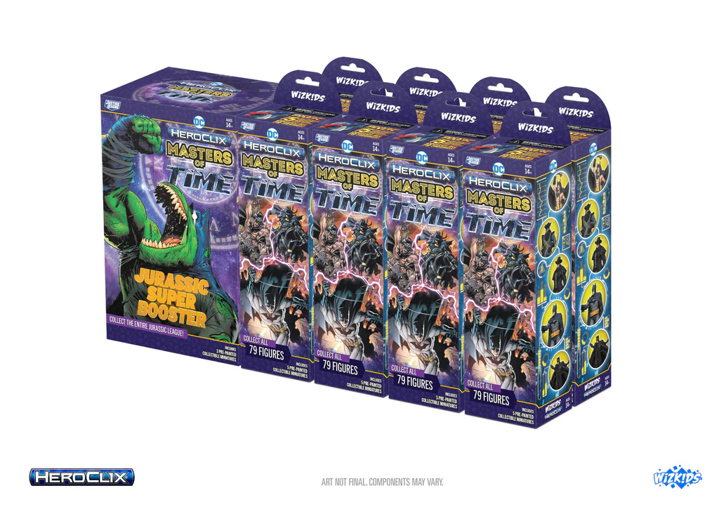 HeroClix DC Masters of Time Booster Brick (9) WZK84053