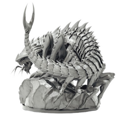 Cosmere RPG Stormlight Archive Gargantuan Chasmfiend Unpainted Miniature BWG-GRGTUANCHSMFND