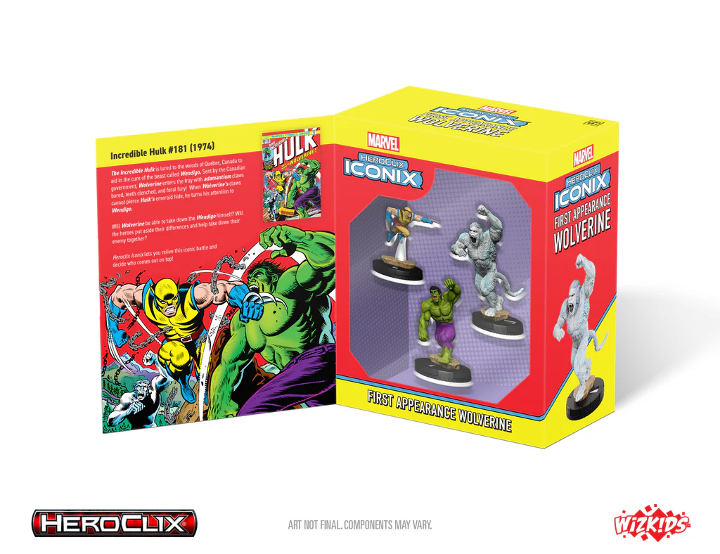 HeroClix Marvel Iconix First Appearance Wolverine WZK84923